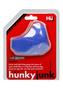 Hunkyjunk Clutch Silicone Cock And Ball Sling - Blue